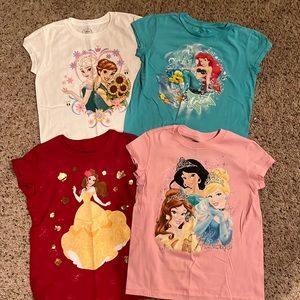 Bundle Disney Princess T-shirts.